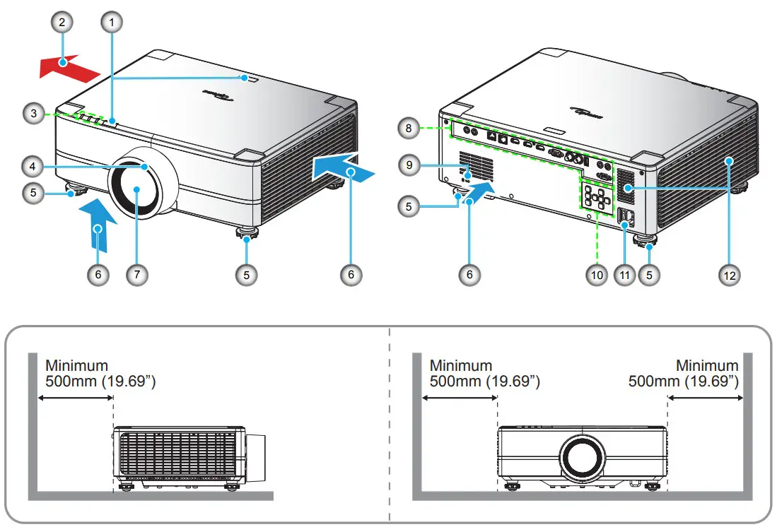 Optoma ZU920TST DLP Projector - Stanard