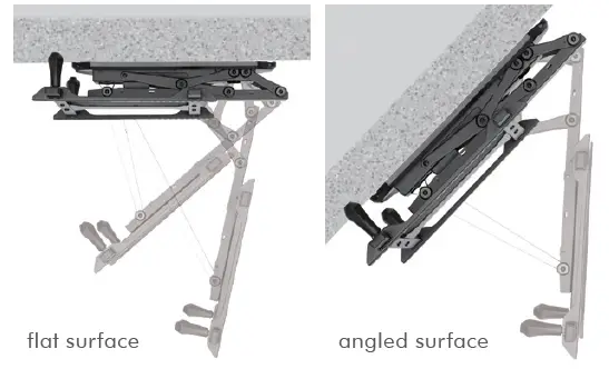 LogiLink BP0159 TV Ceiling Mount with Remote and Tuya Contro 4
