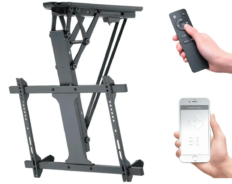 LogiLink BP0159 TV Ceiling Mount with Remote and Tuya Contro 8