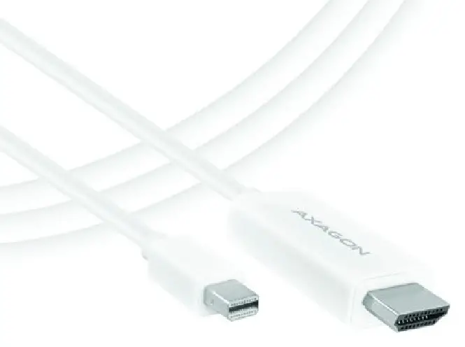 Axagon RVDM HI14C2W Mini DP to HDMI Adapter Cable