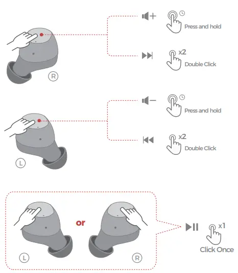 MPOW BH463A M12 True Wireless Earbuds - MUSIC