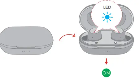 MPOW BH463A M12 True Wireless Earbuds - Mode 1