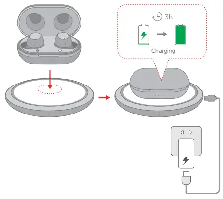 MPOW BH463A M12 True Wireless Earbuds -Wireless Charging
