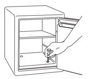 FIG 15 Bolt down instructions