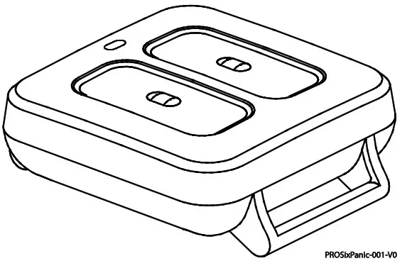 Honeywell PROSiXPANIC 2 Button Wireless Panic Sensor -