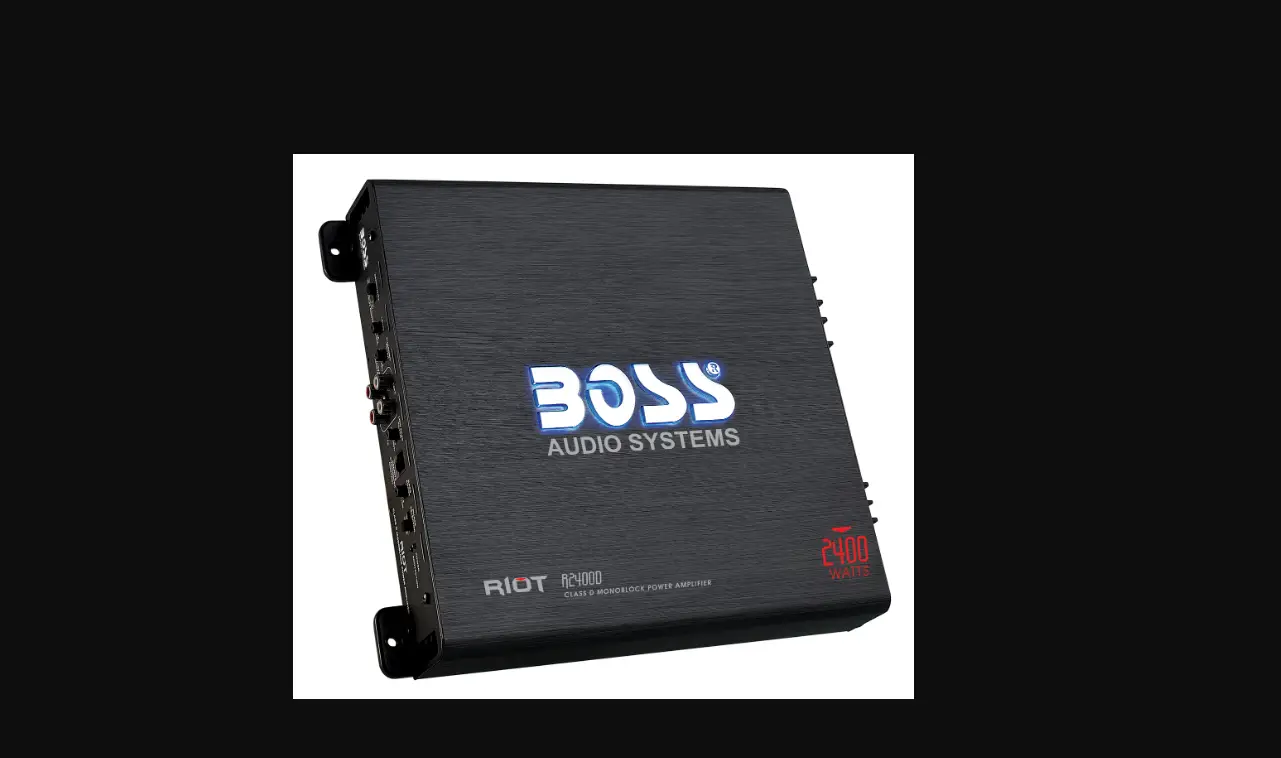 Boss R2400d Class D Monoblock Power Amplifier User Manual
