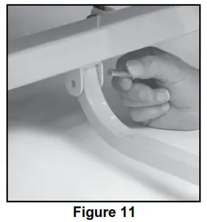 LUMEX FR588W Powered Bariatric Clinical Care - Footboard Installation 1