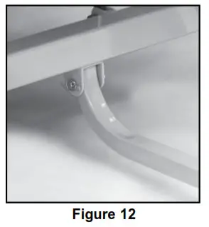 LUMEX FR588W Powered Bariatric Clinical Care - Footboard Installation 2