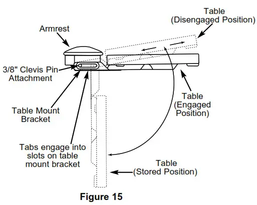 LUMEX FR588W Powered Bariatric Clinical Care - Table Operation