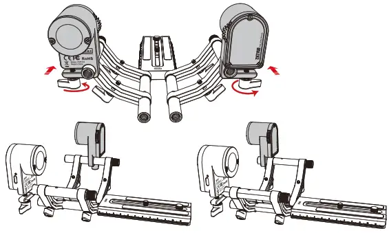 ZHIYUN ZHCMF03CMF04 TransMount Crane 3S Servo Zoom and Focus Motors -installation 3