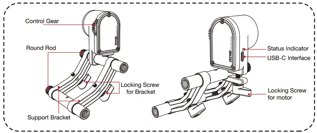 ZHIYUN ZHCMF03CMF04 TransMount Crane 3S Servo Zoom and Focus Motors - product description 1