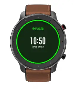 a close up of a watch