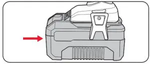 ozito PXIDS-300 18 V Cordless Impact Driver - BATTERY INSTALLATION 1