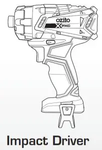 ozito PXIDS-300 18 V Cordless Impact Driver - Impact Driver