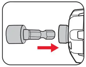 ozito PXIDS-300 18 V Cordless Impact Driver - Removing Accessories 2