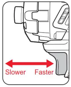 ozito PXIDS-300 18 V Cordless Impact Driver - Variable Speed Trigger 3
