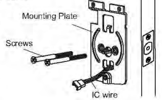 Install Inside Mounting Plate