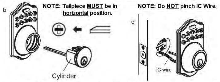 Install Keypad Assembly B AND C