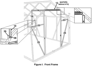 HARBOR FREIGHT 47712 6 ft ft Green House-Front