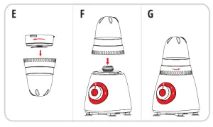 SQ professional B01KEM8AK0 Blitz SUperblend Blender and Grinder - GRINDING MILL