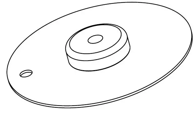 hama 00181540 Holder for Amazon Echo Dot Input