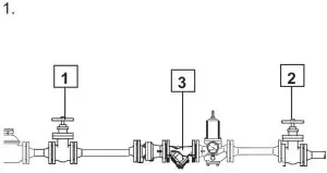 resideo Braukmann FY69P 65mm Double Sieve Y-Strainer - Double Sieve