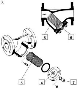 resideo Braukmann FY69P 65mm Double Sieve Y-Strainer - Sieve Y-Strai