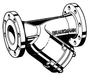 resideo Braukmann FY69P 65mm Double Sieve Y-Strainer - Sieve Y-Strainer
