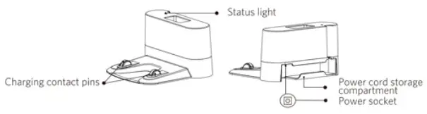 Bagotte BG600MAX Robot Vacuum Cleaner - Charging Base