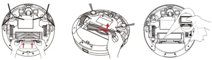 Bagotte BG600MAX Robot Vacuum Cleaner - Cleaning Robots Rolling Brush 1