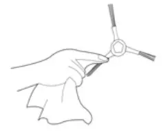 Bagotte BG600MAX Robot Vacuum Cleaner - Cleaning Robots Rolling Brush 3