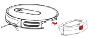 Bagotte BG600MAX Robot Vacuum Cleaner -Empting Robots Bin 1