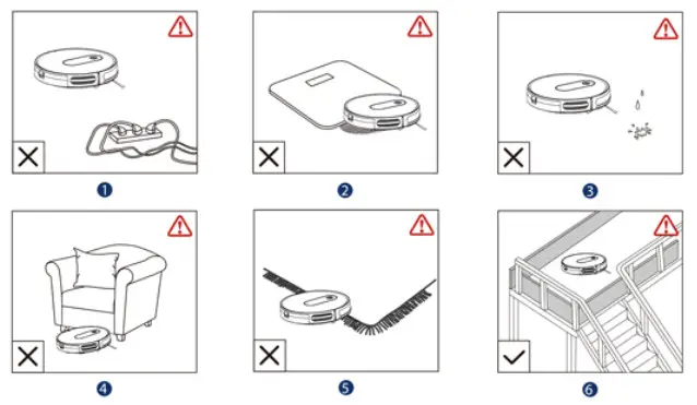 Bagotte BG600MAX Robot Vacuum Cleaner - Important Tips Before Use