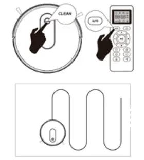 Bagotte BG600MAX Robot Vacuum Cleaner - Start Cleanin Cycle 1