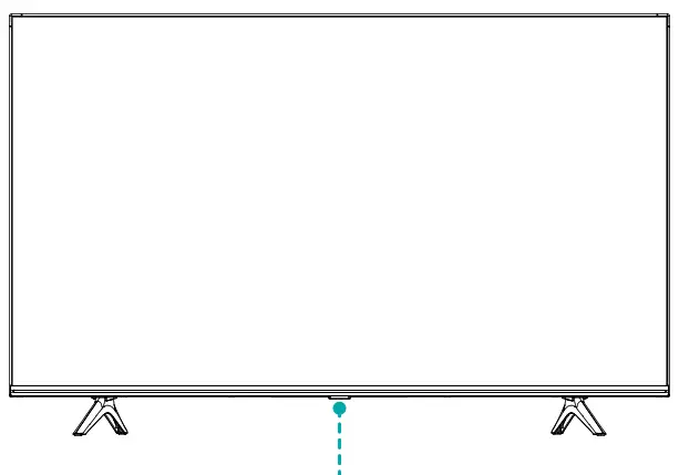 Hisense 50A6G 4K UHD Android Smart TV - TV Front