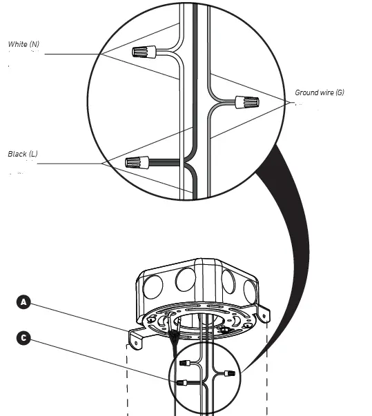 artika PDT1-NBC-HD2BL Nova Ball 1-Light LED Pendant FIG 13