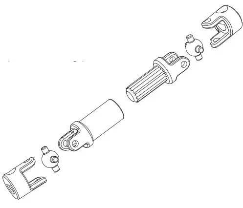 HORIZON Axial Deadbolt 1-24 Scale Electric 4WD- EXPLODED VIEWS 2