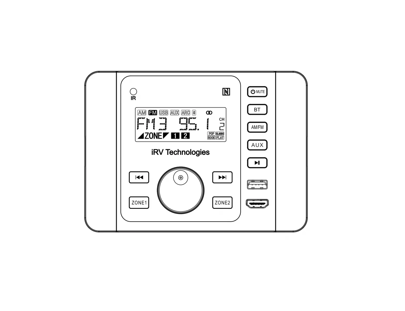 Irv Technologies Built-in Am/fm Tuner Owner's Manual