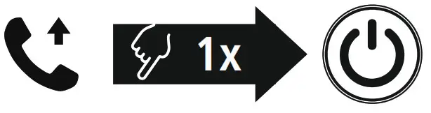 THOMSON WHP8650 On Ear Bluetooth Headphones- Accept a call