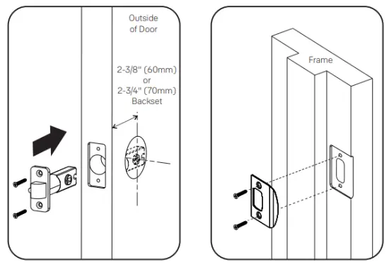 Install Latch Strike Plate