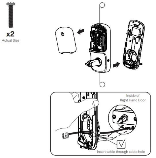 Install Inside Mounting Plate