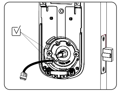 Attach Cable Right Hand Installation