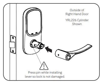 Install Outside Lever