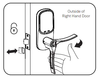 Test Key Operation with Door Open