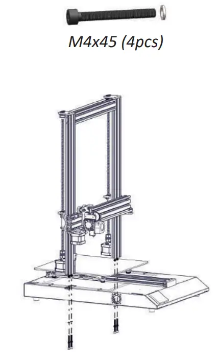 Artillery SW X1 Sidewinder V4 3D Printer 95% Pre Assembled - fig