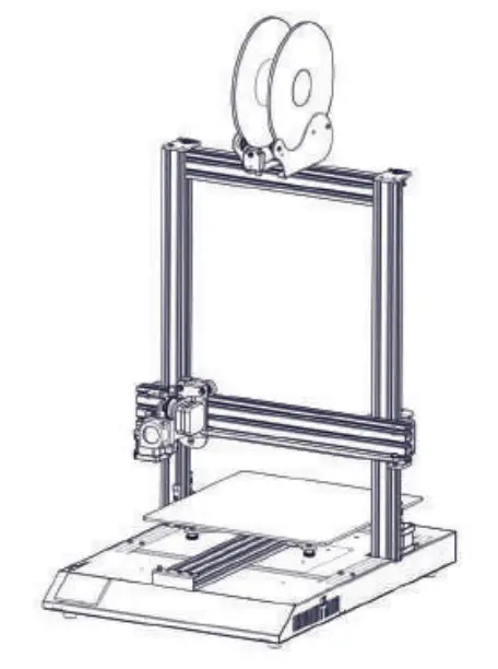 Artillery SW X1 Sidewinder V4 3D Printer 95% Pre Assembled