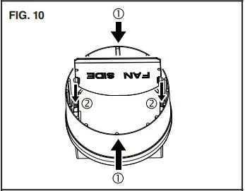 BROAN BHFLED80 PowerHeat 80 CFM 1.5 Sones Heater Exhaust Fan-10
