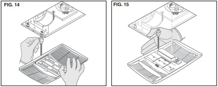 BROAN BHFLED80 PowerHeat 80 CFM 1.5 Sones Heater Exhaust Fan-14