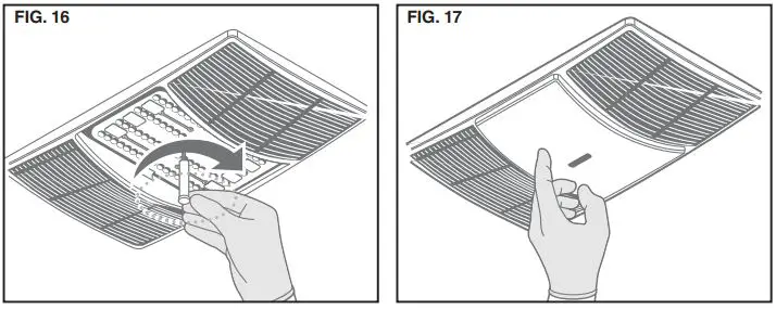 BROAN BHFLED80 PowerHeat 80 CFM 1.5 Sones Heater Exhaust Fan-15