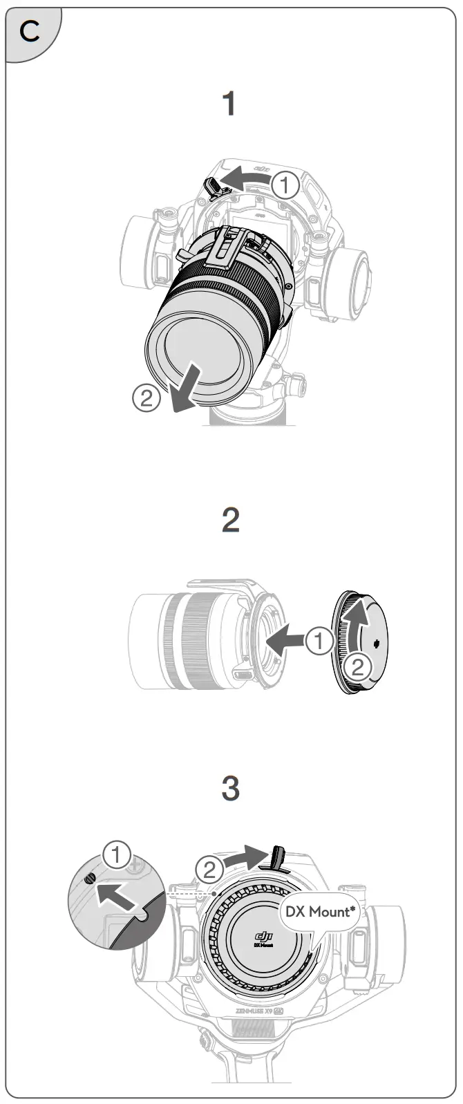 dji CP RN 00000193 01 Zenmuse X9 M Mount Unit - fig3